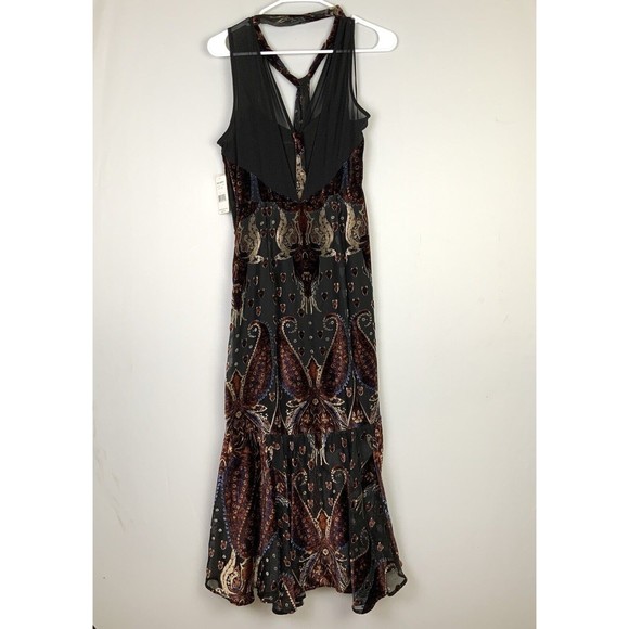 Free People Black and Brown Maxi Dress - Picture 5 of 11